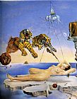 Dream Caused by the Flight of a Bee around a Pomegranate by Salvador Dali